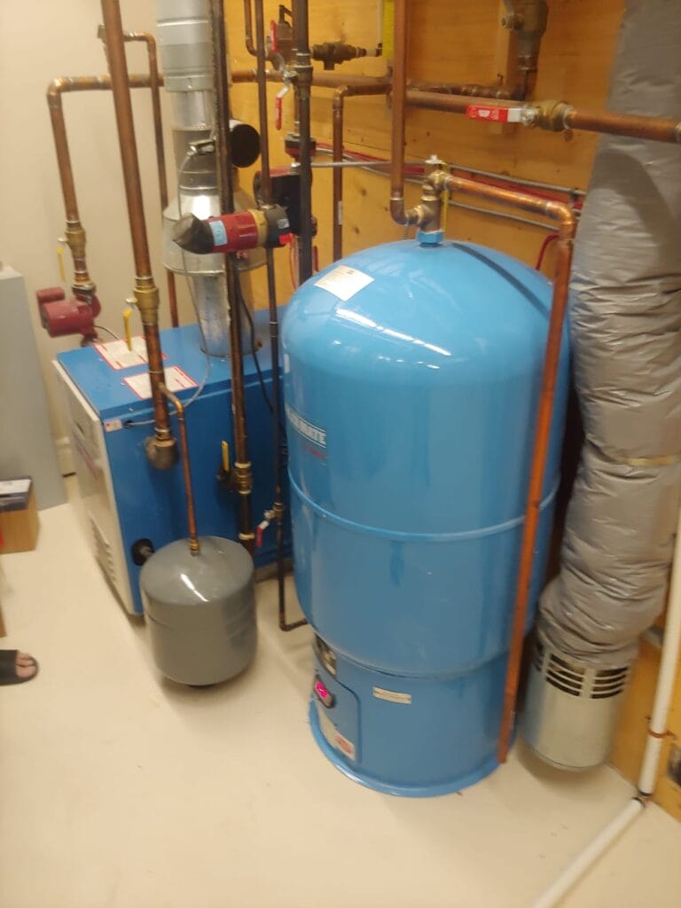 before navien install