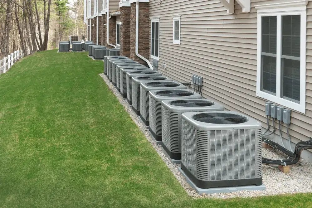 Heat pump's outdoor coils