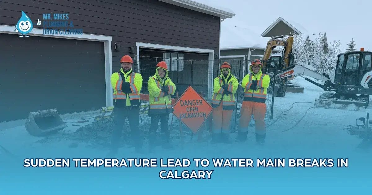 Sudden Temperature Lead to Water Main Breaks in Calgary